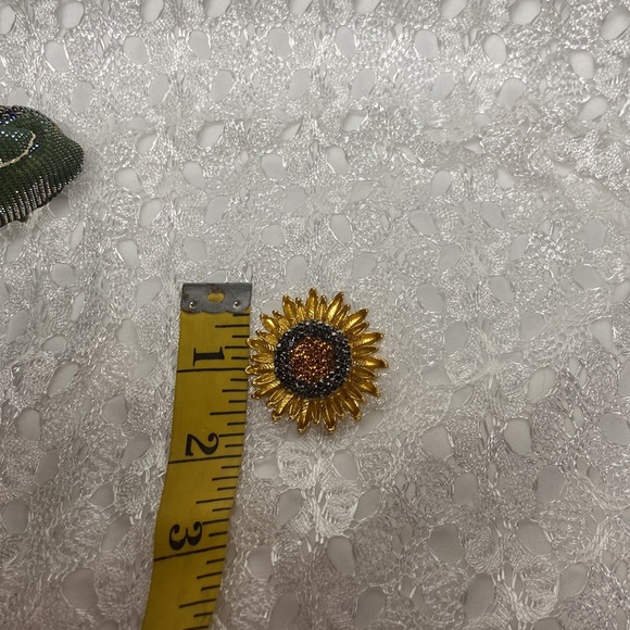 Pendant/Brooch Convertible Sunflower - Picture 11 of 13